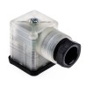 Hirschmann GDML 2P+E DIN 43650 A Solenoid Valve Connector Female Indicator Light 24 V 933737212 GDML 2011 LED 24 VR YE black