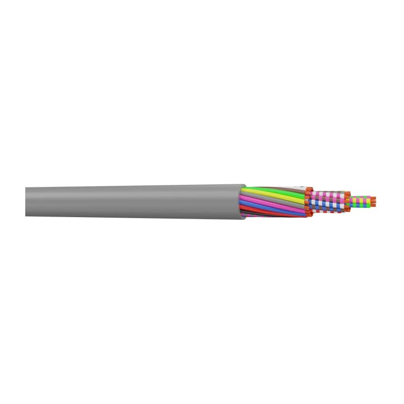 AXINDUS HIFLEX-Y Control Cable, 5 Cores 0.34mm² 22 AWG, Unscreened, 50 m, Grey Polyvinyl Chloride Sheath 90500034