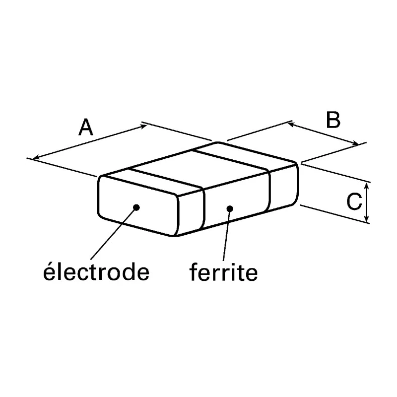 Wurth Elektronik Multilayer Surface Mount Inductor 100 nH 1206 Package Ferrite Core ±10% Tolerance 7447912