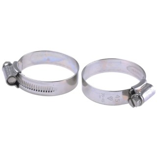 HI-GRIP Stainless Steel Slotted Hex Worm Drive Hose & Jubilee Clip 35-45mm Zinc Plated United Kingdom HGS45BP