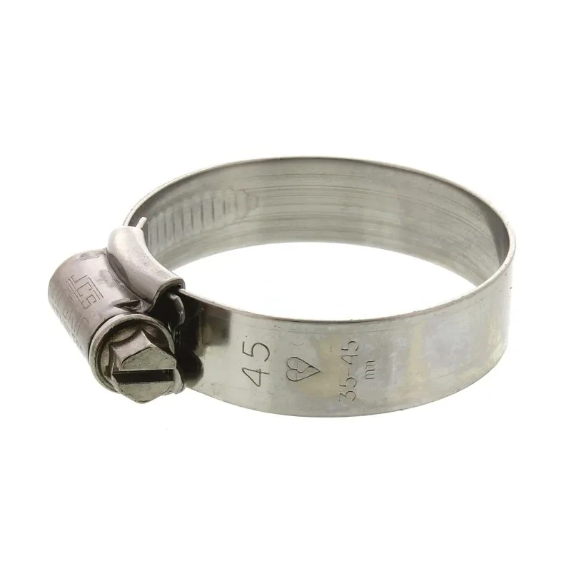 HI-GRIP Stainless Steel Slotted Hex Worm Drive Hose & Jubilee Clip 35-45mm Zinc Plated United Kingdom HGS45BP