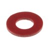 RS PRO Vulcanised Fibre Washers M8, Red, 1.5mm Thickness, RoHS Compliant 530-258