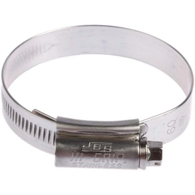 HI-GRIP Stainless Steel Slotted Hex Worm Drive Hose & Jubilee Clip 45mm-60mm ID HGS60BP