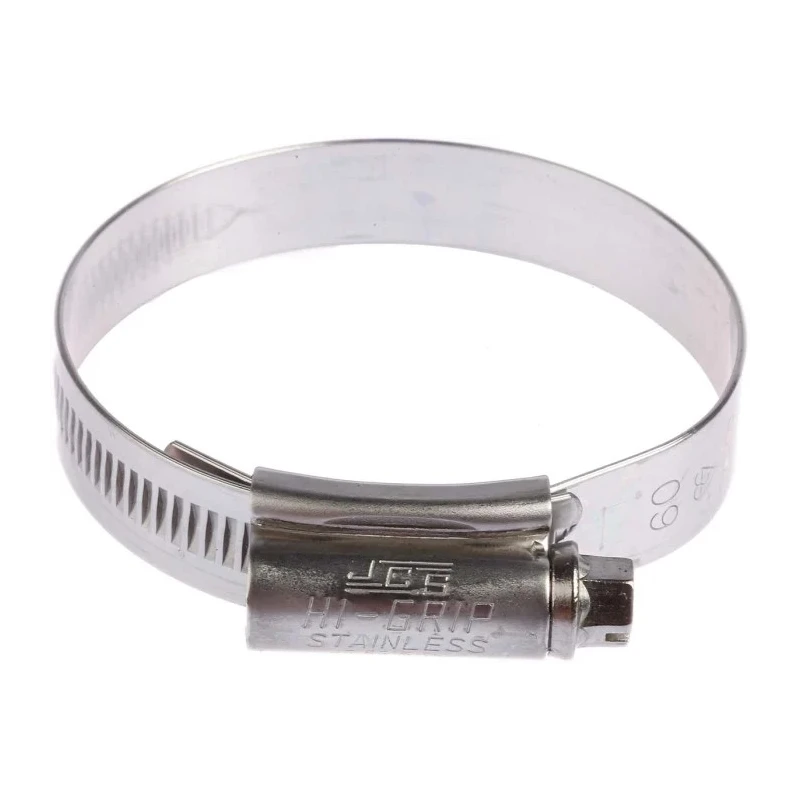 HI-GRIP Stainless Steel Slotted Hex Worm Drive Hose & Jubilee Clip 45mm-60mm ID HGS60BP