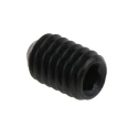 RS PRO Steel M4 x 6 mm Grub Screw Plain Cup DIN 916 Black 529-949