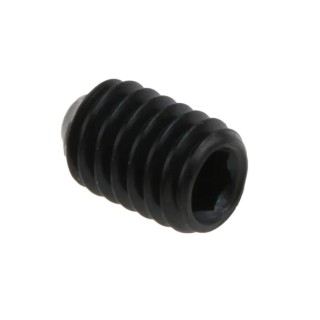 RS PRO Steel M4 x 6 mm Grub Screw Plain Cup DIN 916 Black 529-949