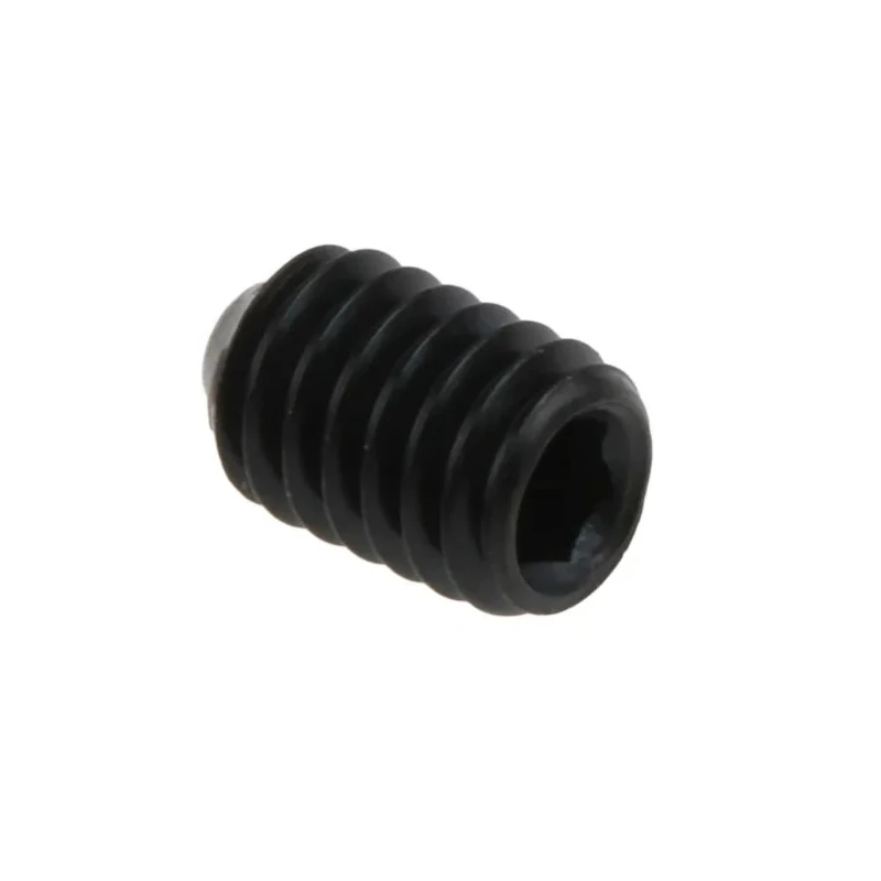 RS PRO Steel M4 x 6 mm Grub Screw Plain Cup DIN 916 Black 529-949