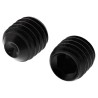 RS PRO Steel Black M5 x 5 mm Thread Size Grub Screw Plain Cup DIN 916 529-961