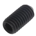 RS PRO Steel M5 x 10 mm Black Hexagon Socket Grub Screw Plain Cup 529-983