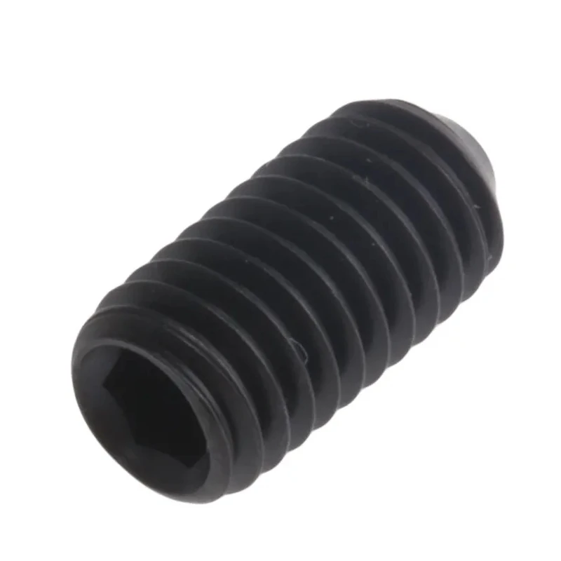 RS PRO Steel M5 x 10 mm Black Hexagon Socket Grub Screw Plain Cup 529-983