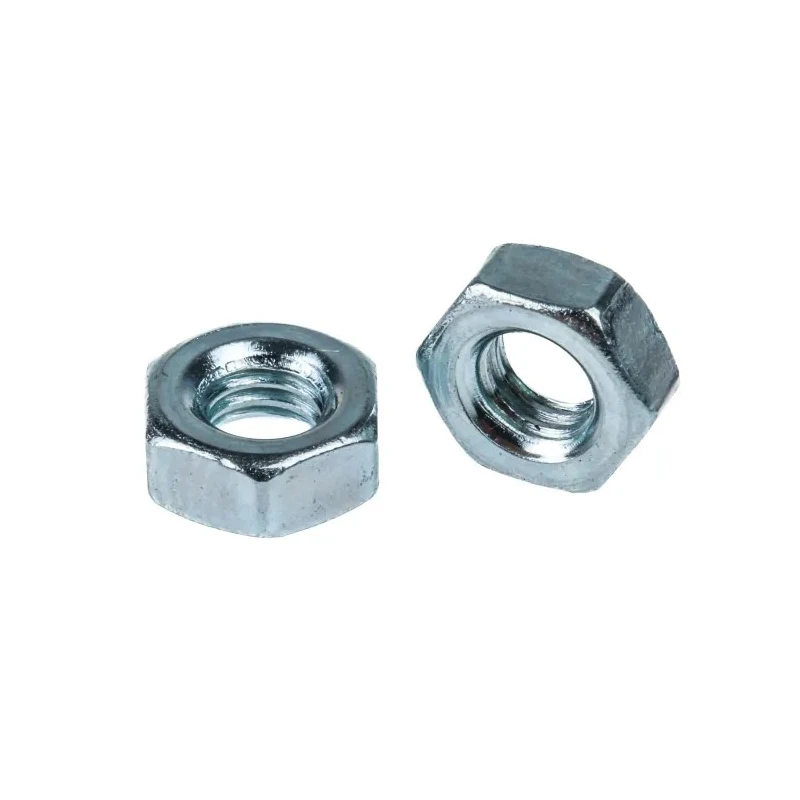 RS PRO Bright Zinc Steel Hex Nut M12 DIN 934 530-078