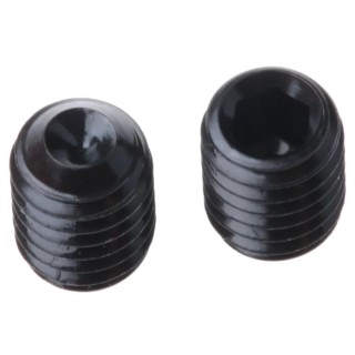 RS PRO Steel M6 x 8 mm Grub Screw Plain Cup DIN 916 Black Socket Head 530-012