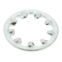RS PRO Steel Bright Zinc Internal Tooth Shakeproof Washer M10, DIN 6797J 530-135