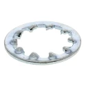 RS PRO Steel Bright Zinc Internal Tooth Shakeproof Washer M12 DIN 6797J 530-141