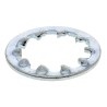 RS PRO Steel Bright Zinc Internal Tooth Shakeproof Washer M12 DIN 6797J 530-141