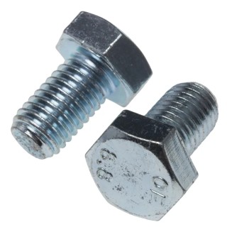 RS PRO Bright Zinc Steel Hex Bolt M12 x 20 mm Grade 8.8 DIN 933 530-157