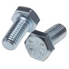 RS PRO Bright Zinc Steel Hex Bolt M12 x 25 mm, Grade 8.8, DIN 933, High Tensile Fastener 530-163
