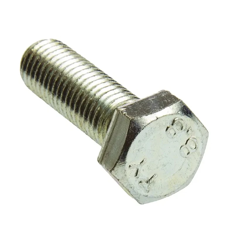 RS PRO Bright Zinc Steel Hex Bolt M12 x 40 mm Grade 8.8 Zinc Plated DIN 933 530-185