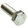 RS PRO Bright Zinc Steel Hex Bolt M12 x 40 mm Grade 8.8 Zinc Plated DIN 933 530-185