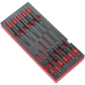 Facom 11-Piece Pin Punch Set, 8mm Shank, Foam-Packed MODM.CGPB