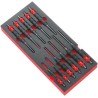 Facom 11-Piece Pin Punch Set, 8mm Shank, Foam-Packed MODM.CGPB