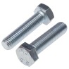 RS PRO Bright Zinc Steel Hex Bolt M12 x 60 mm Grade 8.8 DIN 933 530-208