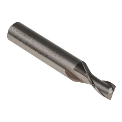 Dormer Plain Slot Drill 2 Flutes, 7 mm Cutter Diameter, Plain Shank, Cobalt High Speed Steel, 60mm Overall Length C1107.0