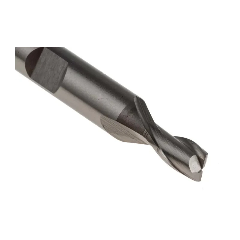 Dormer Plain Slot Drill 2 Flutes, 7 mm Cutter Diameter, Plain Shank, Cobalt High Speed Steel, 60mm Overall Length C1107.0