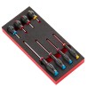 Facom Phillips, Pozidriv, Slotted Standard Screwdriver Set, 8-Piece MODM.AT3PB