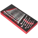 Facom 17-Piece Combination Spanner Set 6 to 24 mm Chrome Vanadium Steel MODM.440-1PB