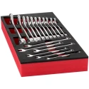 Facom 17-Piece Combination Spanner Set 6 to 24 mm Chrome Vanadium Steel MODM.440-1PB