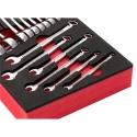Facom 17-Piece Combination Spanner Set 6 to 24 mm Chrome Vanadium Steel MODM.440-1PB