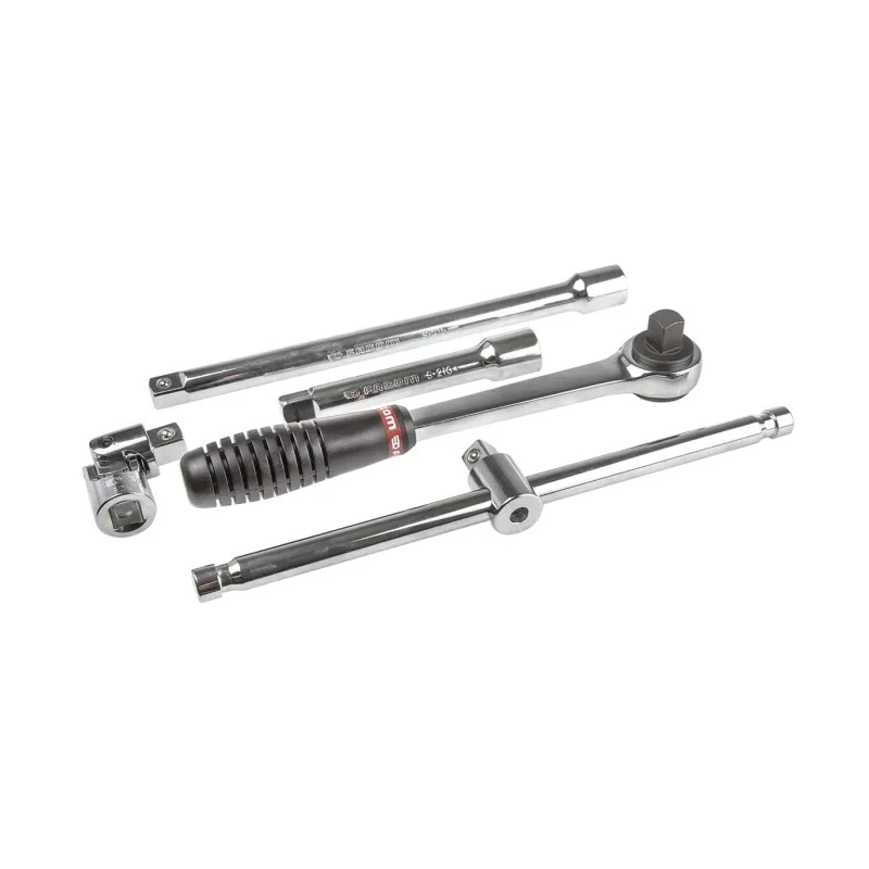 Facom 23-Piece 1/2 in 6 Point Socket Set, Chrome Vanadium Steel, Bright Chrome Finish MODM.S1APB