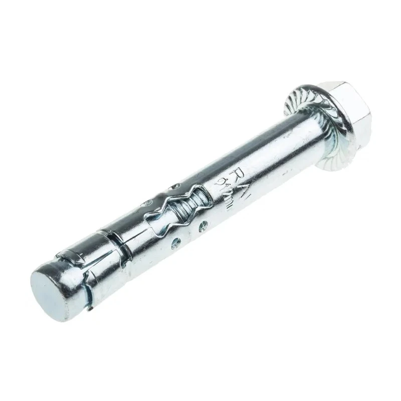 RawlPlug Carbon Steel Mechanical Expansion Anchor Bolt M10 x 70 mm Zinc Plated 530-494