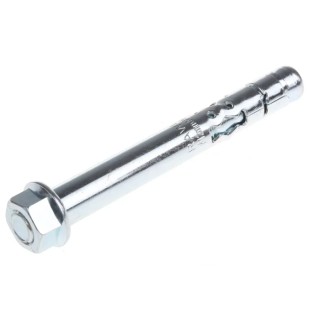 RawlPlug Carbon Steel Zinc Plated Masonry Anchor Bolt M10 x 100 mm 530-501