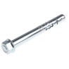 RawlPlug Carbon Steel Zinc Plated Masonry Anchor Bolt M10 x 100 mm 530-501