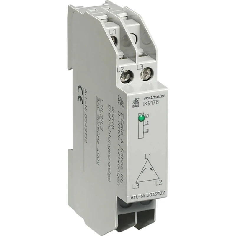 Dold 3 Phase Monitoring Relay 0.8 to 1.1 UN Monitor Range 400V AC DIN Rail Mount IK9178 3AC50/60Hz 400V