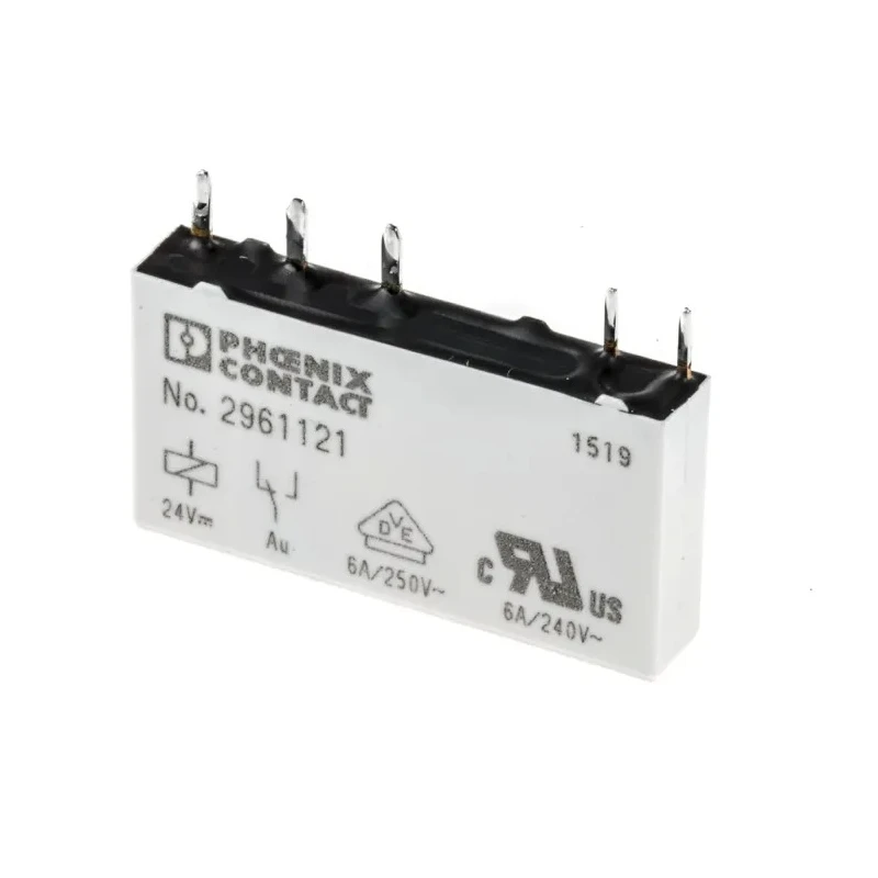Phoenix Contact PCB Power Relay 24V DC Coil Voltage, 6A Switching Current, SPDT Contact Configuration 2961121