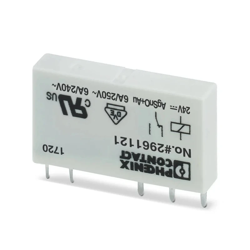 Phoenix Contact PCB Power Relay 24V DC Coil Voltage, 6A Switching Current, SPDT Contact Configuration 2961121