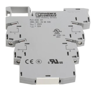 Phoenix Contact DIN Rail Terminal PLC-ESK GY 250V 2966508