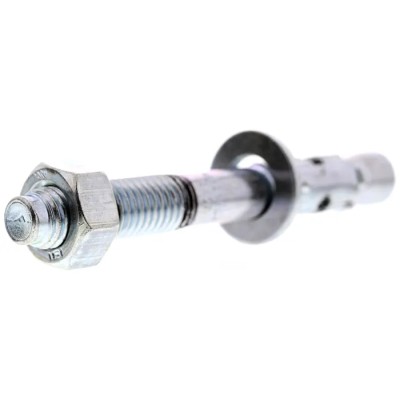 RawlPlug Carbon Steel Through Bolt Anchor Wall Plug Zinc Plated 12 mm Thread Size 100 mm Length 530-602