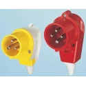 MENNEKES Vario TOP IP44 Red Cable Mount 3P+N+PE Straight Industrial Power Connector 16A 400V IP44 