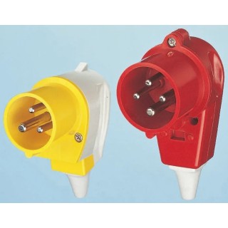 MENNEKES Vario TOP IP44 Red Cable Mount 3P+N+PE Straight Industrial Power Connector 16A 400V IP44 