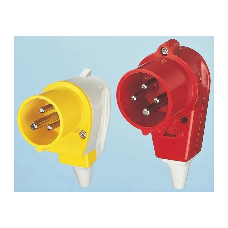 MENNEKES Vario TOP IP44 Red Cable Mount 3P+N+PE Straight Industrial Power Connector 16A 400V IP44 