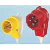 MENNEKES Vario TOP IP44 Red Cable Mount 3P+N+PE Straight Industrial Power Connector 16A 400V IP44