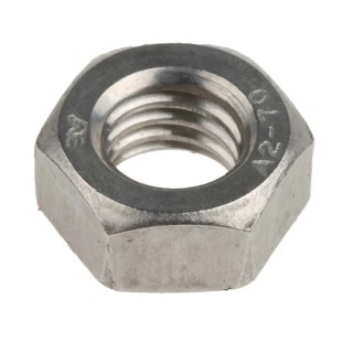 RS PRO Plain Stainless Steel Hex Nut M8, DIN 934, Overall Height 6.50mm 530-769