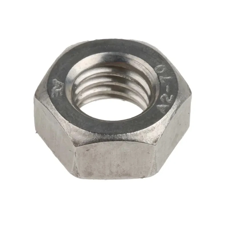 RS PRO Plain Stainless Steel Hex Nut M8, DIN 934, Overall Height 6.50mm 530-769