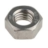 RS PRO Plain Stainless Steel Hex Nut M8, DIN 934, Overall Height 6.50mm 530-769