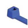 HellermannTyton Inside Serrated Cable Tie Blue Polyamide 66 390 mm Length x 4.7 mm Width, 355N 116-05416 T80L-PA66-BU