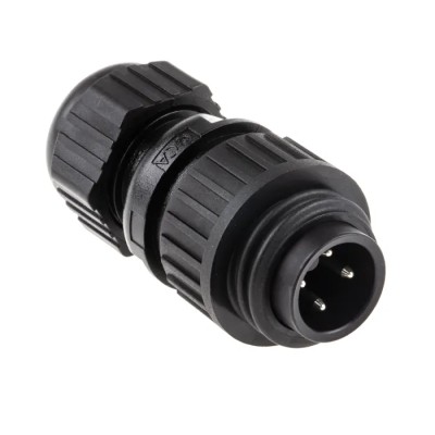 Hirschmann Circular Connector, 4 Contacts, Cable Mount, M22 Connector, Male Plug, IP67, Polymer Housing 934124100 CA 3 LS